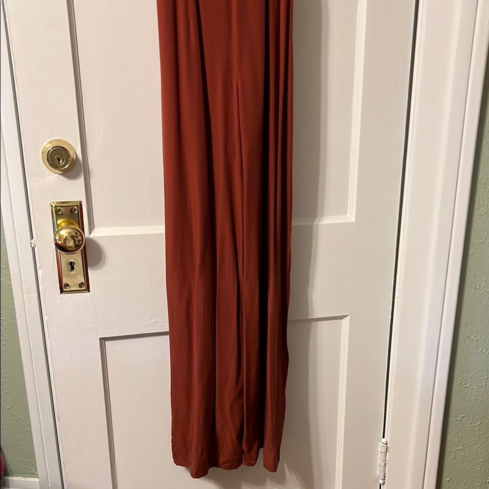 Shinestar medium Rust Brown Jumpsuit - Picture 2 of 6
